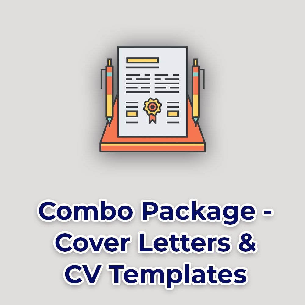 Combo Professional CV Cover Letter Template Settle Germany